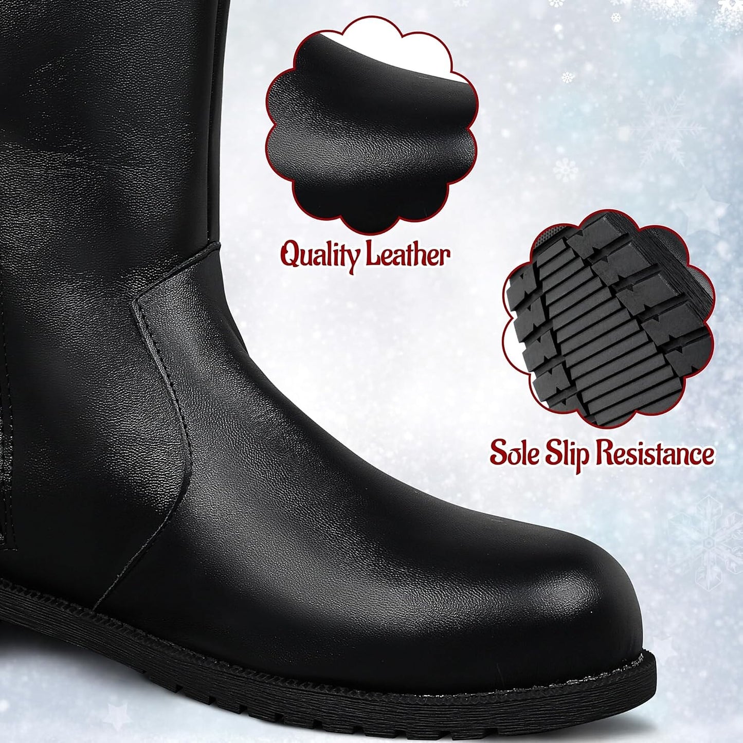 Retro Santa Claus Boots