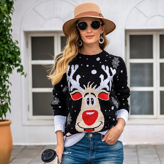 Jolly Rudolph Ugly Christmas Sweater