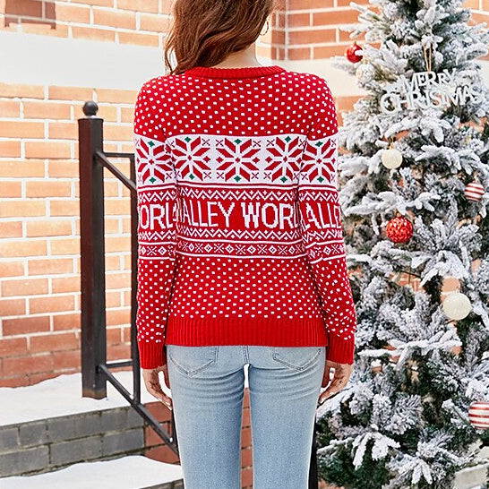 Retro Reindeer Ugly Christmas Sweater