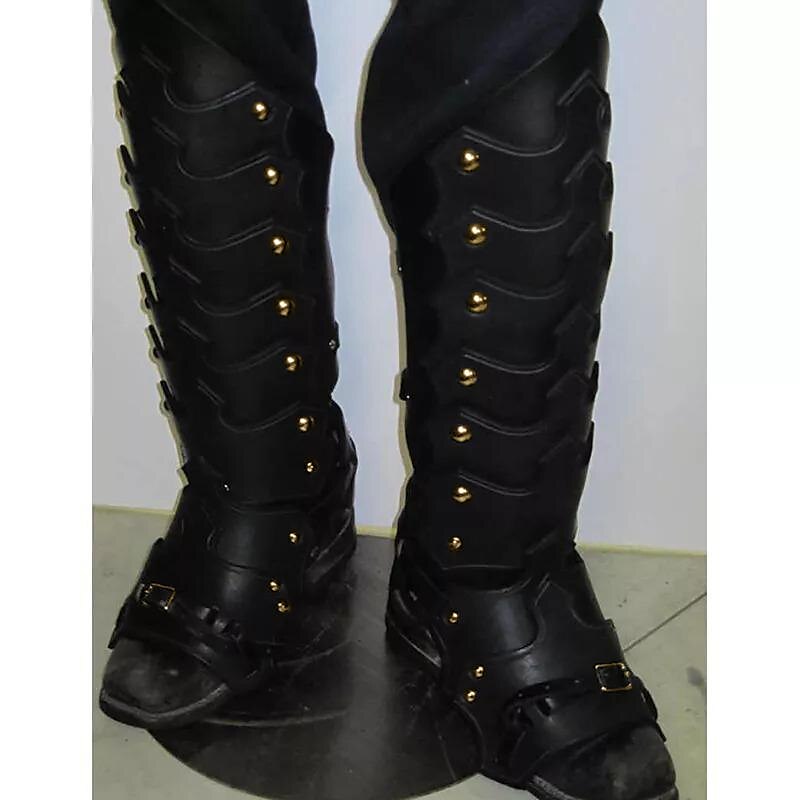 Unisex Gothic Medieval Legguards Boot Covers - Retrorobe