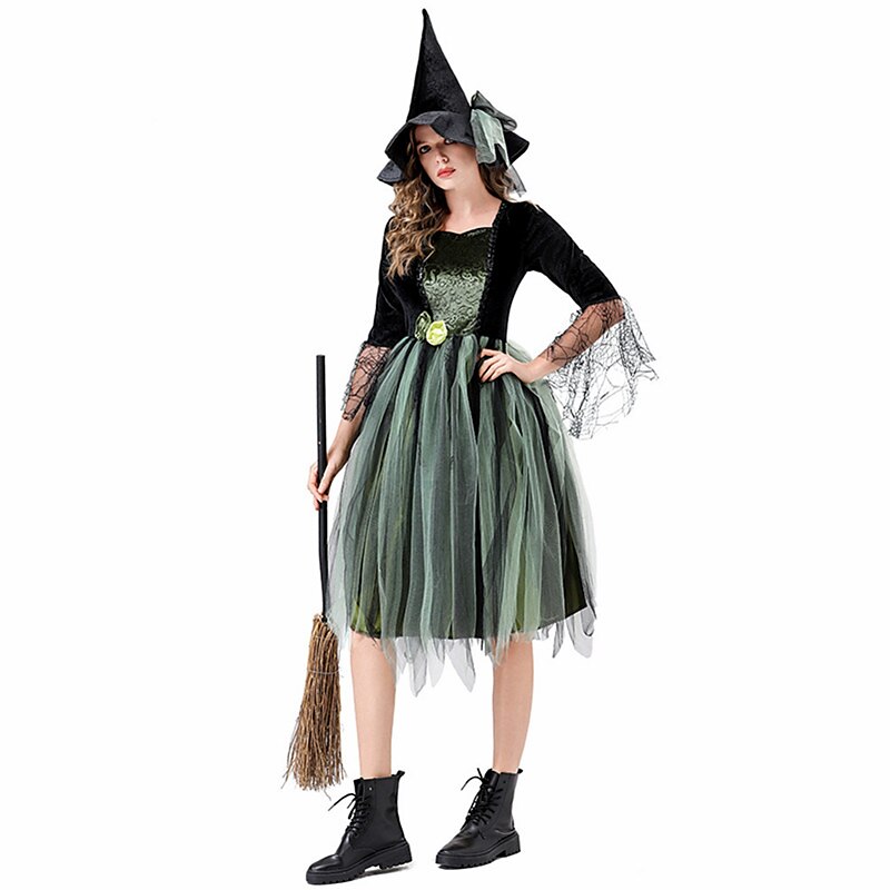 Costume de sorcière mystique gothique