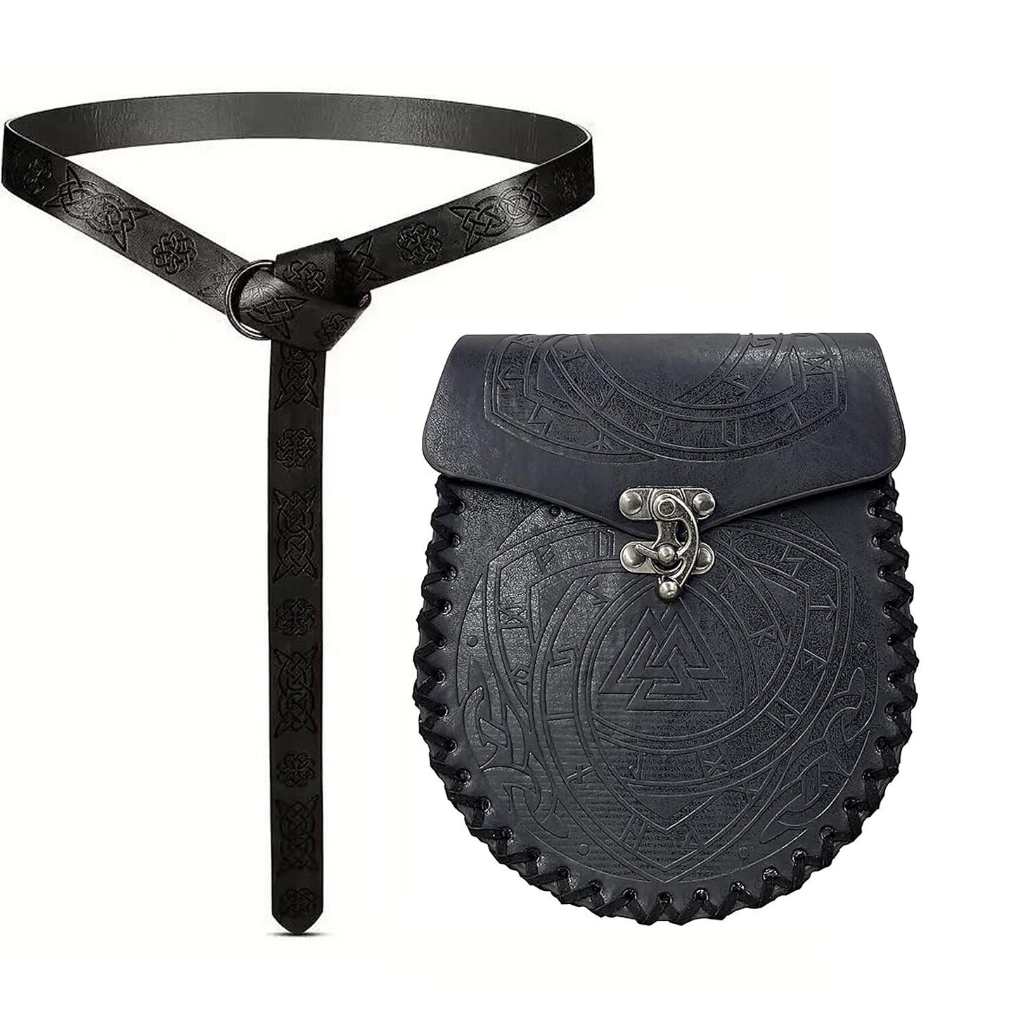 Ranger Styles Belt Set: Scabbard, Pouch - Retrorobe