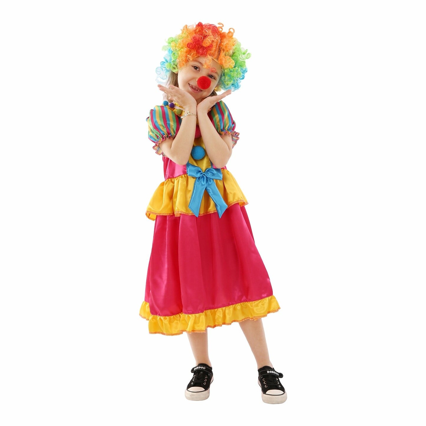 Clown Outfits with Wigs for Kids