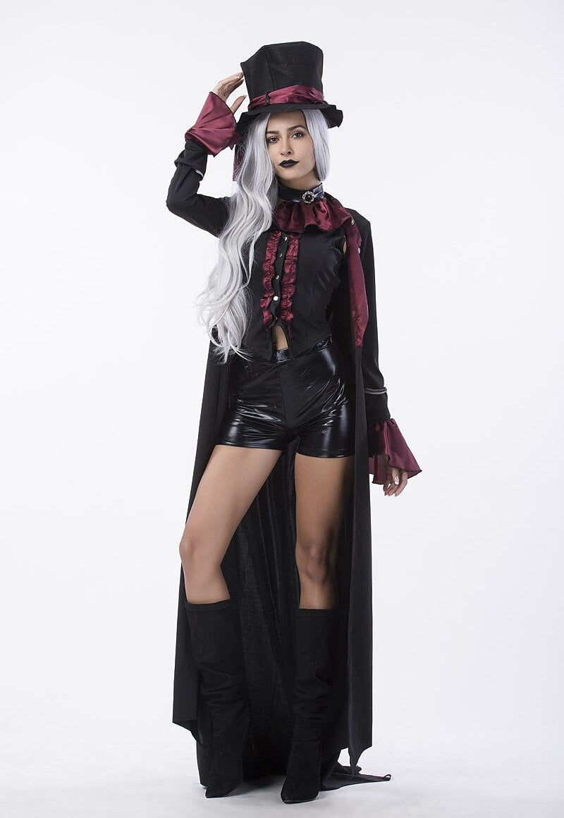 Women's Victorian Vampire Costume for Halloween