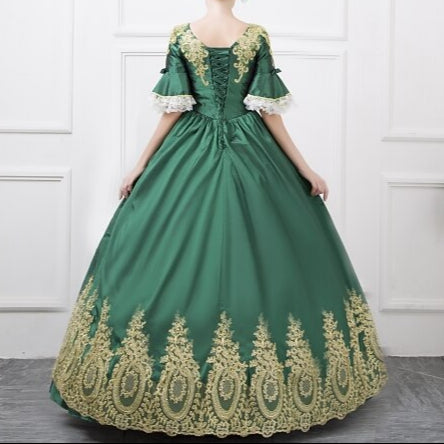 Rococo Marie Antoinette Style Court Polonaise Gown