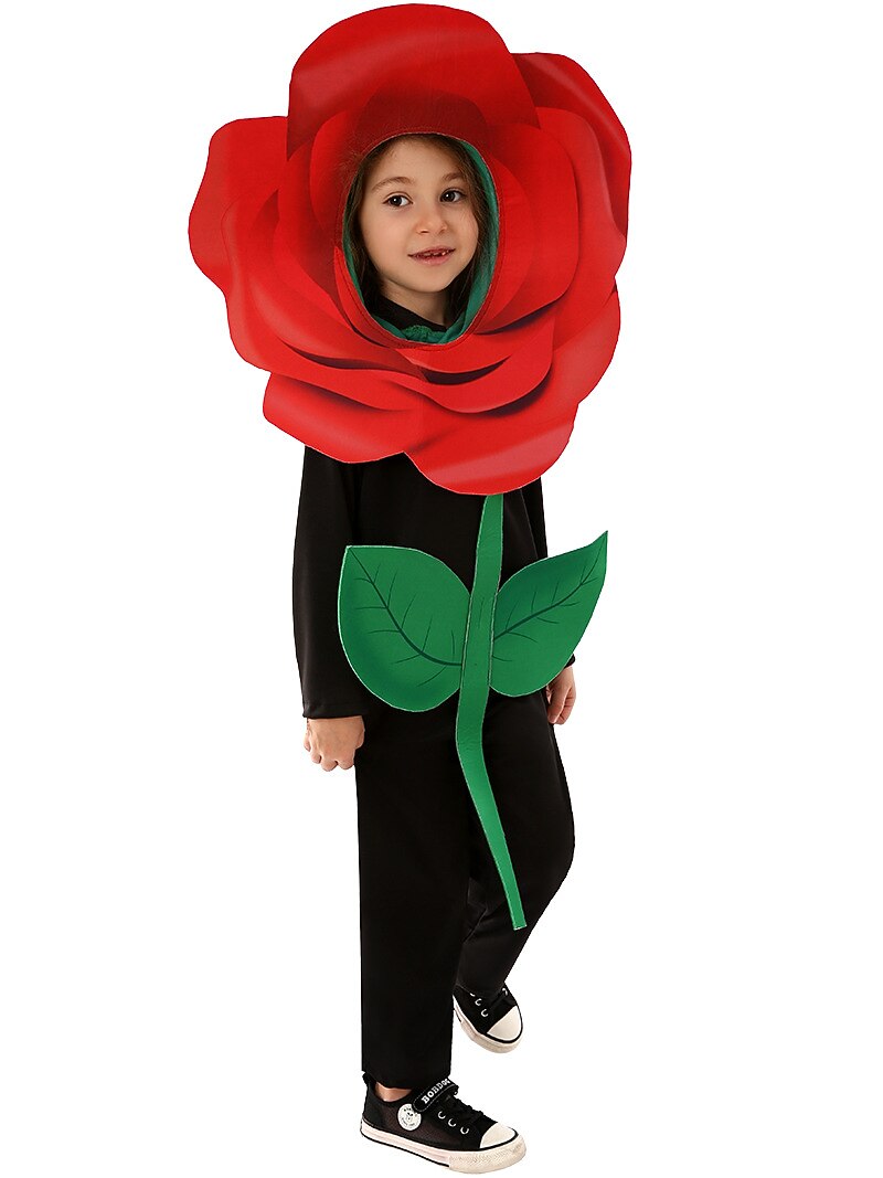 Rose Halloween Cosplay Funny Costumes for Kids