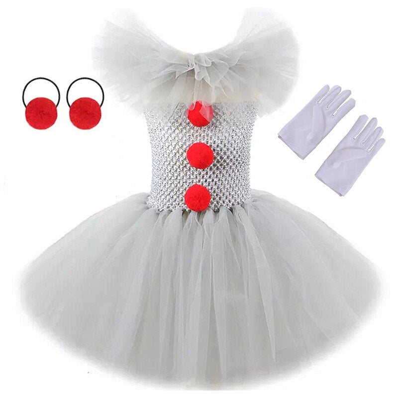 Clown Pennywise Dress for Girl
