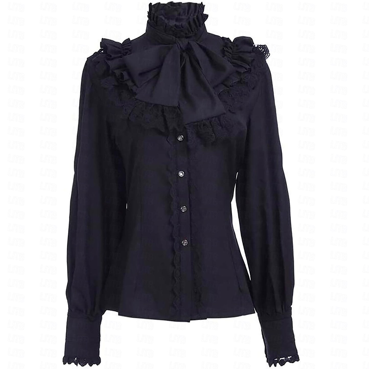 Renaissance Princess Style Ruffle Sleeve Blouse