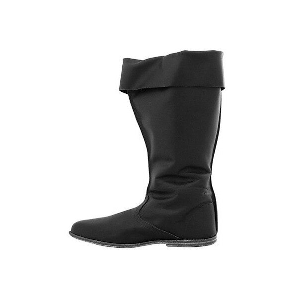 Medieval Renaissance Knee High Flat Boots for Ren Faire - Retrorobe