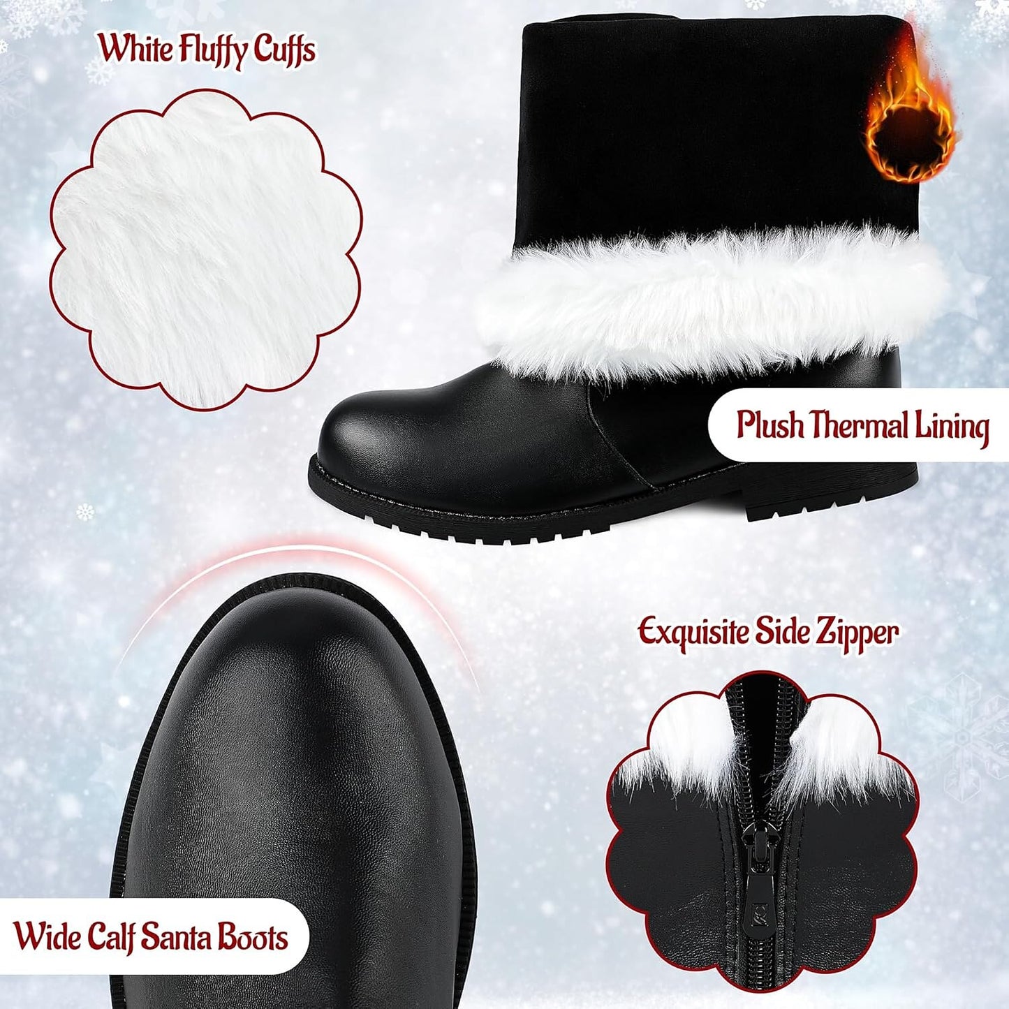 Retro Santa Claus Boots