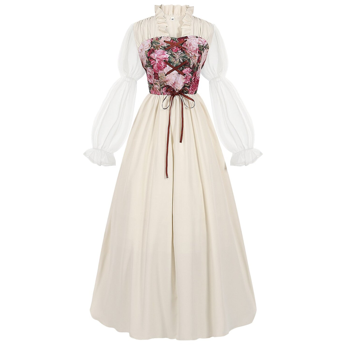 Robe de costume de fée de la Renaissance avec accessoires