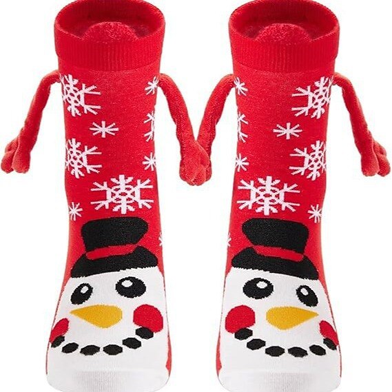 4 PCS Christmas 3D Christmas Character Socks