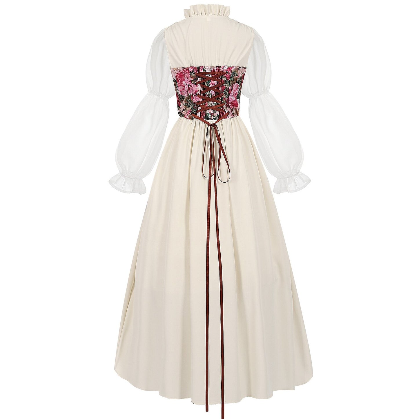 Robe de costume de fée de la Renaissance avec accessoires