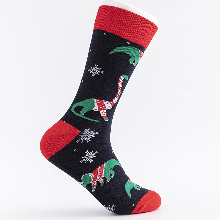 4PCS Christmas Patterned Socks