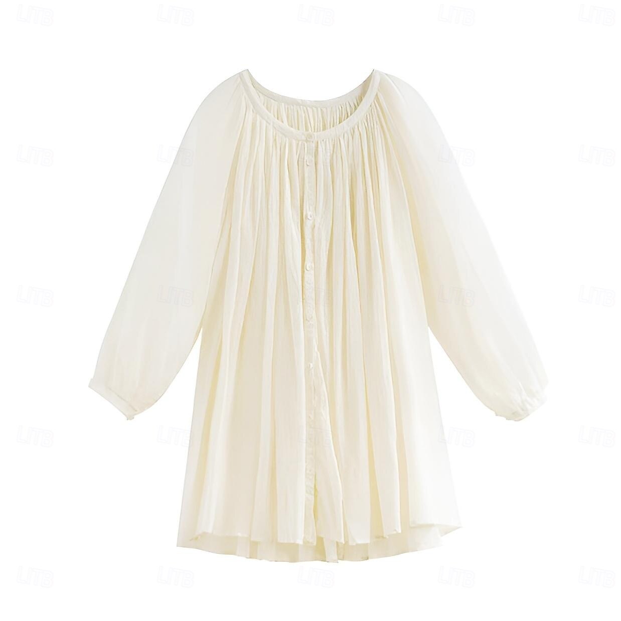 Retro Renaissance Style Basic Blouse for LARP & Casual Daily - Retrorobe