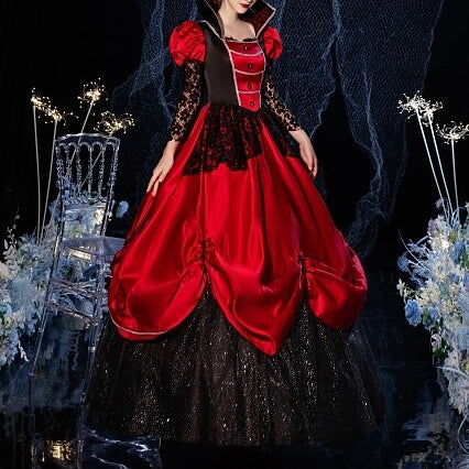 Gothic Victorian Crinoline Style Ball Gown