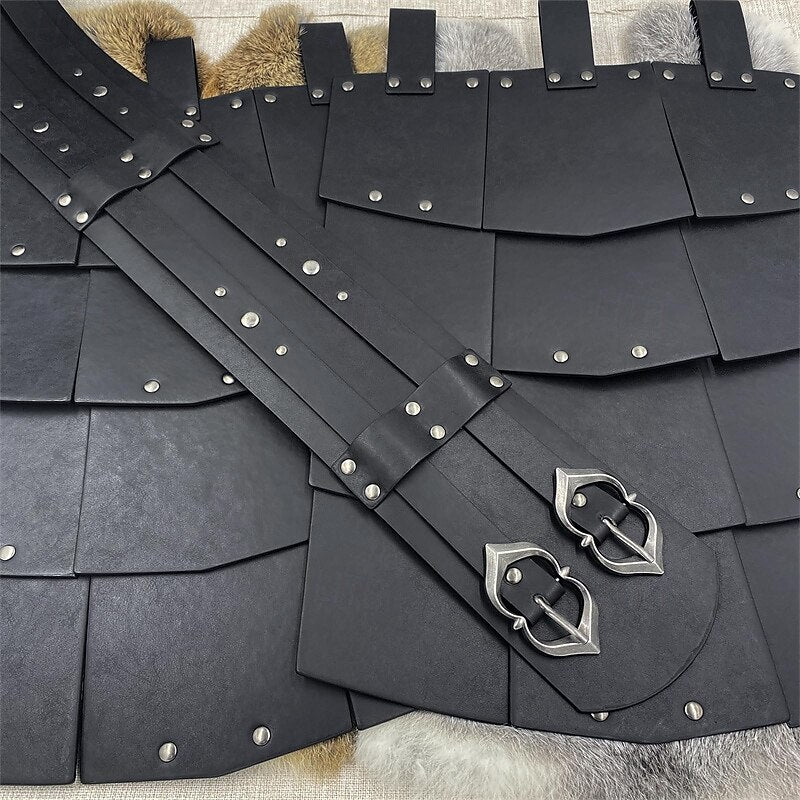 Medieval Viking Skirt Armor Solid Color Kilts - Retrorobe