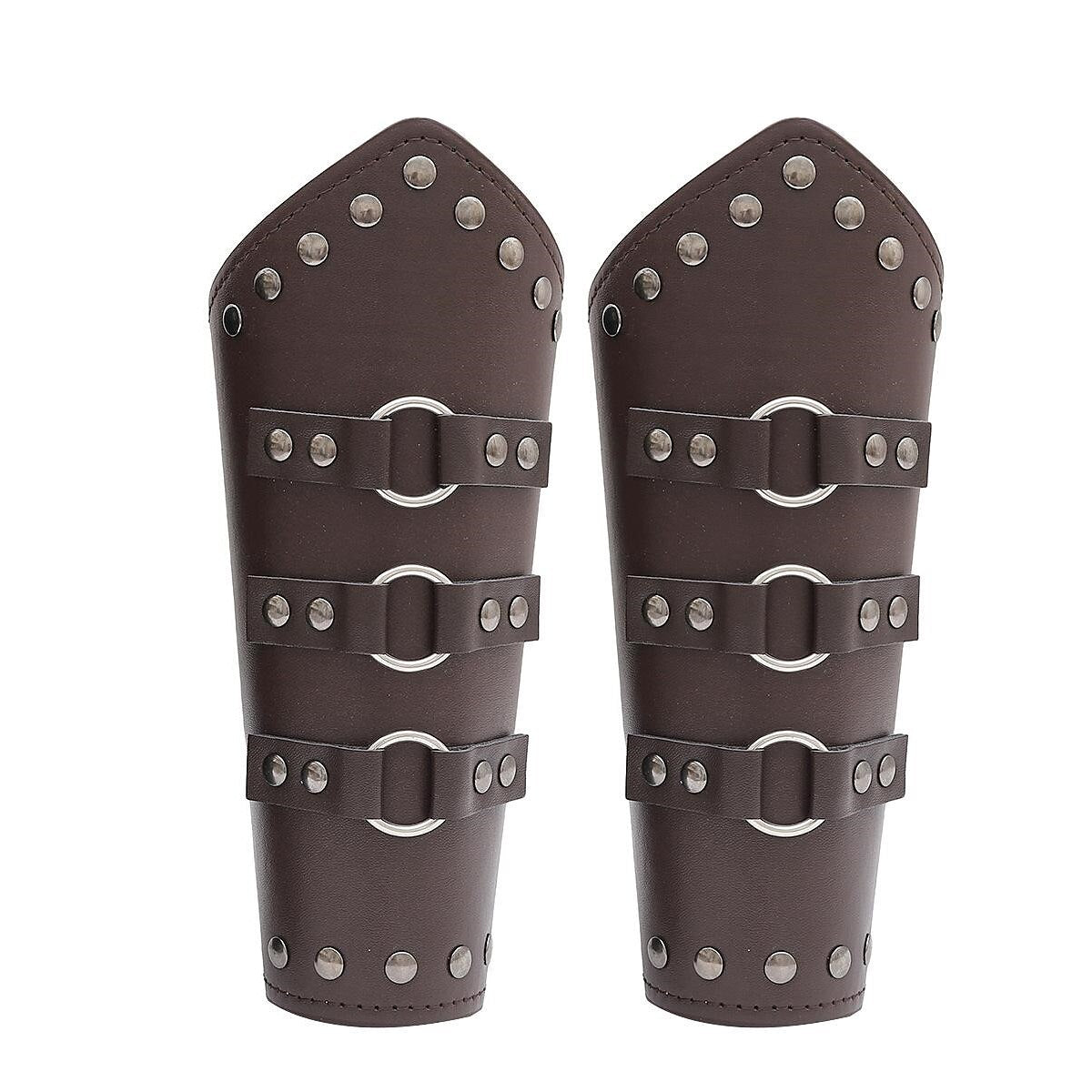 Punk & Gothic Medieval Style Drawstring Bracers - Retrorobe