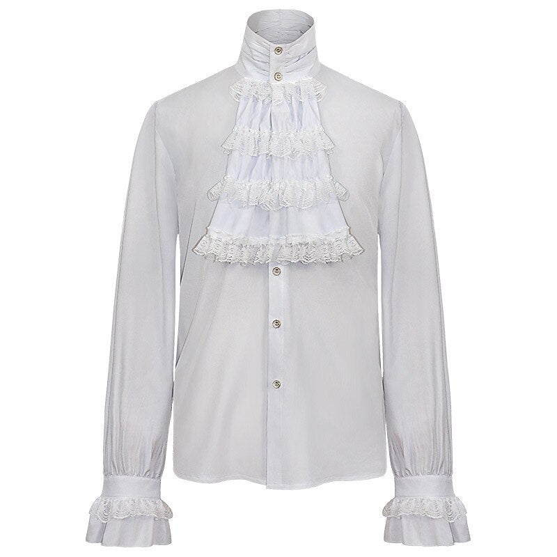 Vampire Aristocrat Style Shirt for Masquerade Event