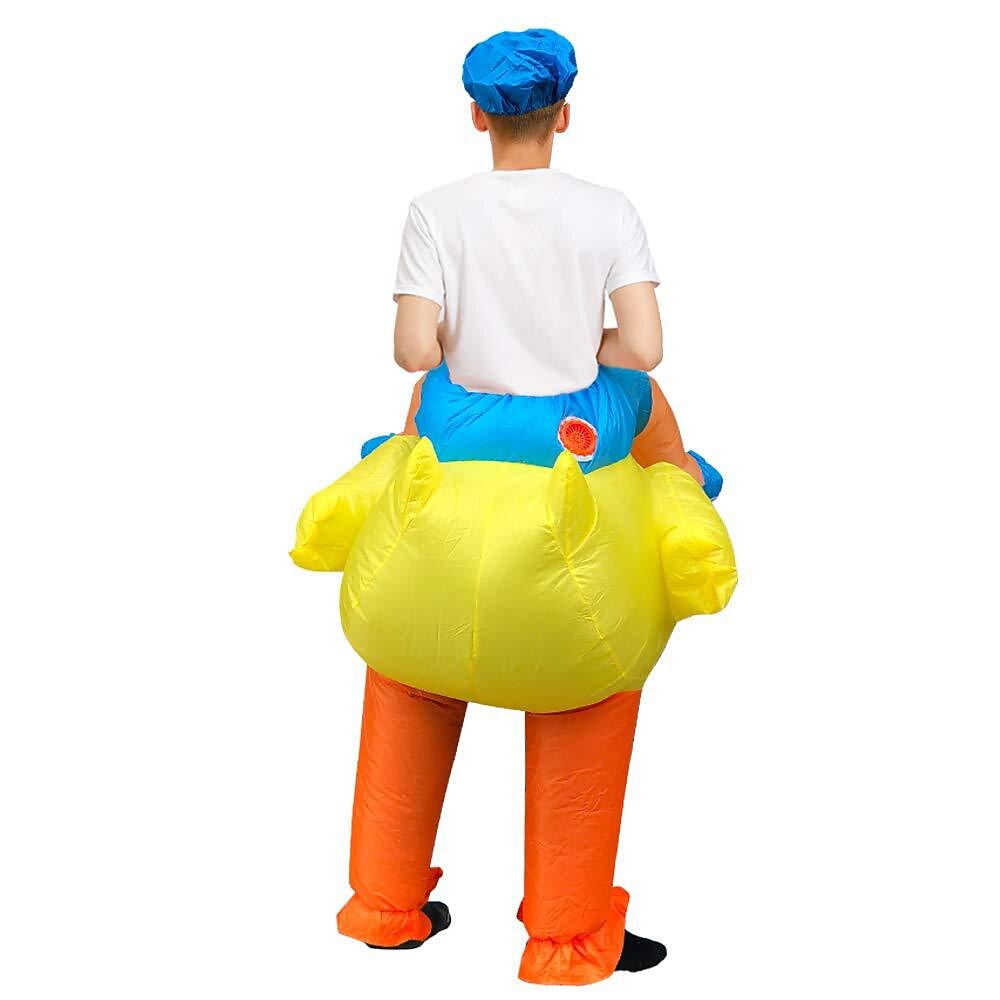 Yellow Duck Halloween Inflatable Ride Costume