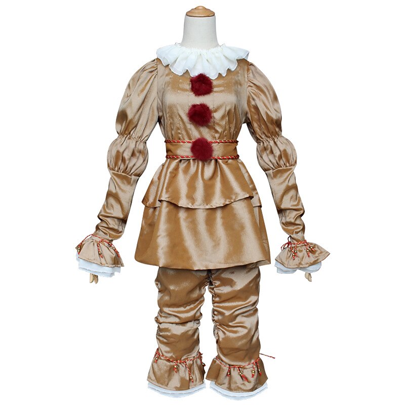 Pennywise It Clown Killer Costume Gold