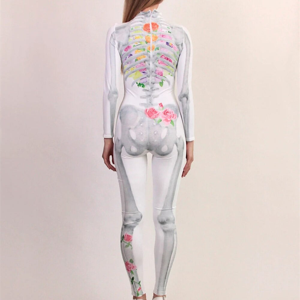 Skull Skeleton Sugar Skull Bodysuit