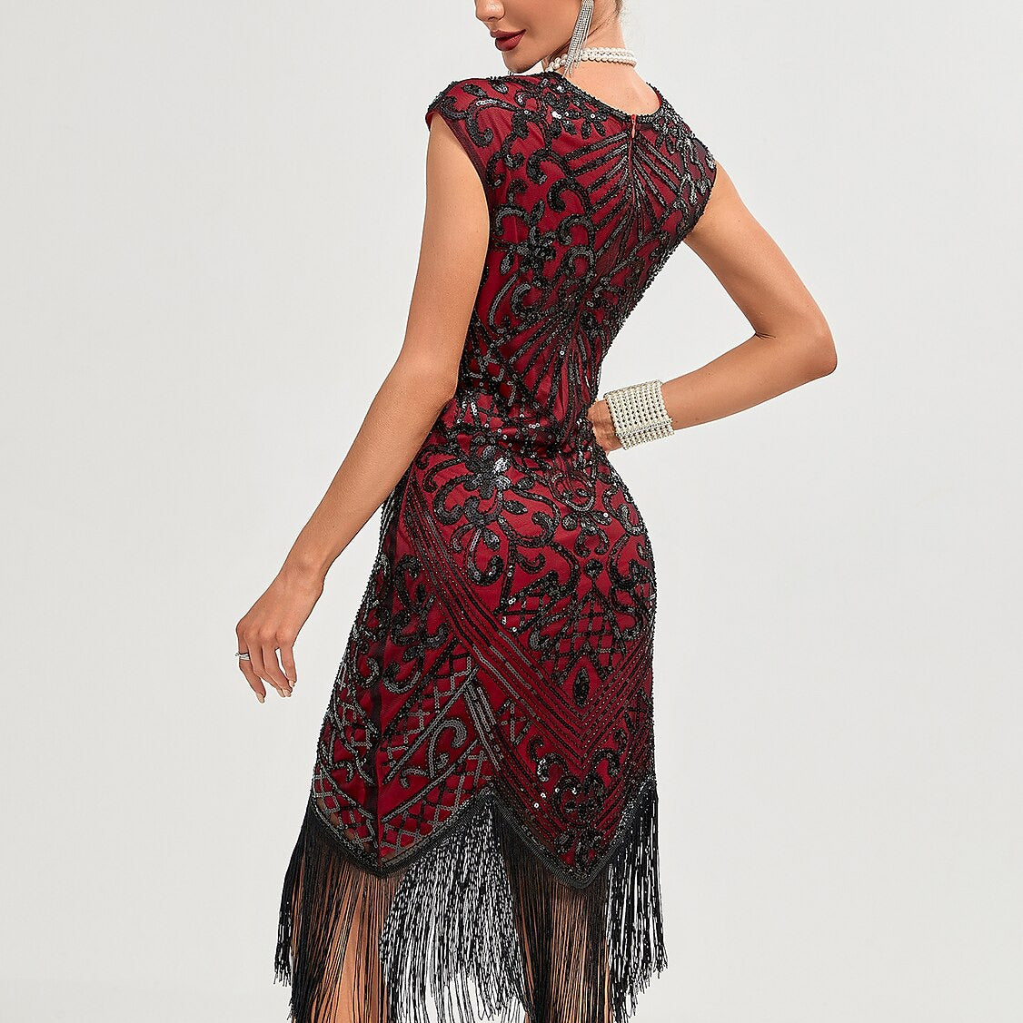 Art Deco Beading Flapper Dress