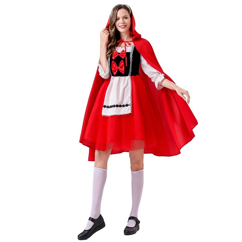 Little Red Riding Hood Dress with Cape