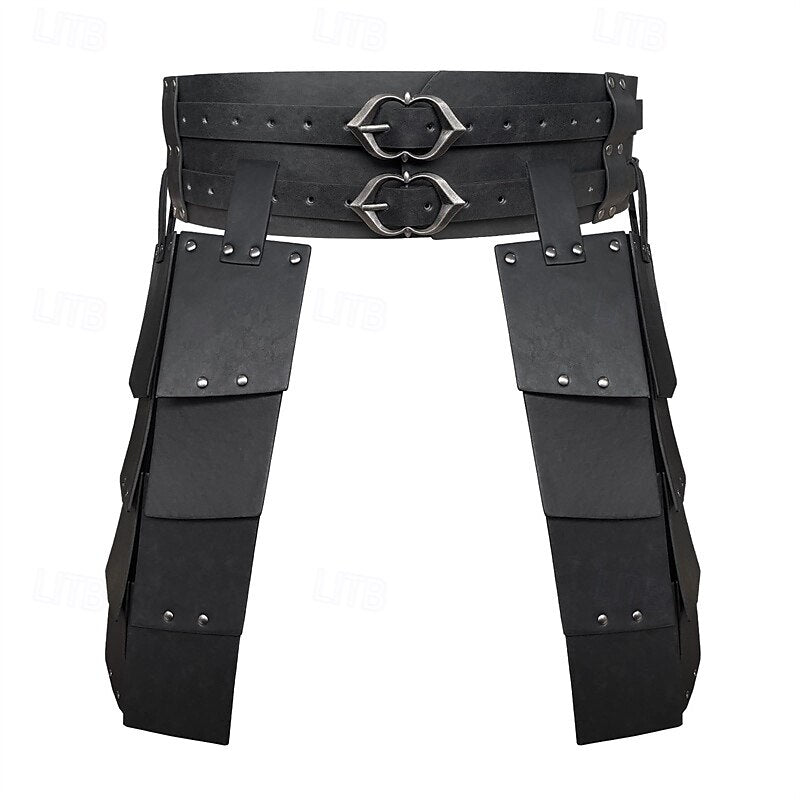 Medieval Viking Skirt Armor Solid Color Kilts - Retrorobe