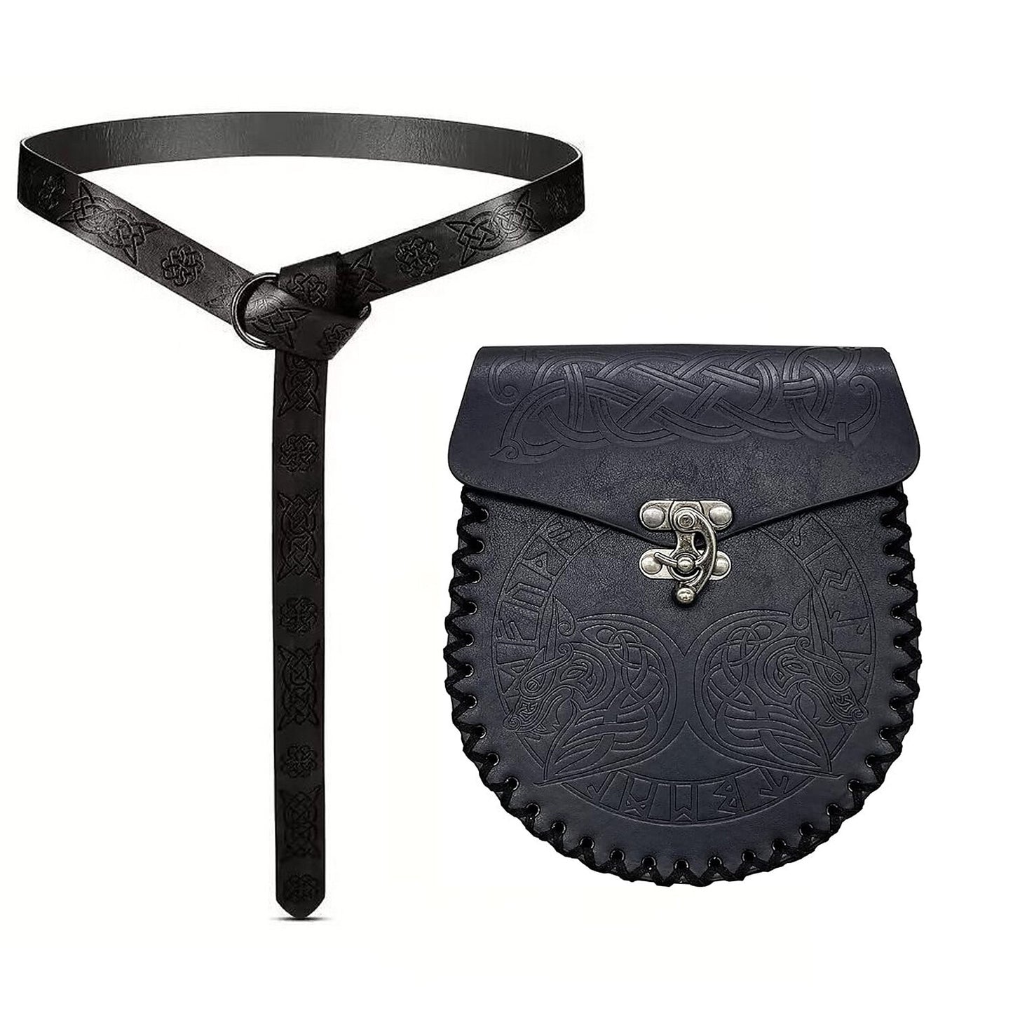 Ranger Styles Belt Set: Scabbard, Pouch - Retrorobe