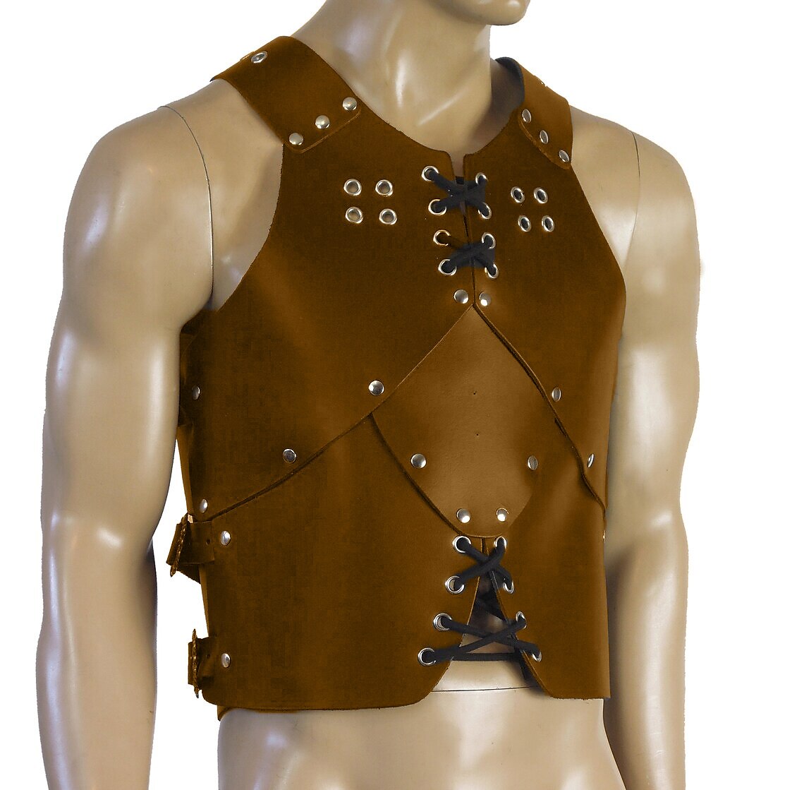 Medieval Renaissance Split Style Armor Set: Shoulder, Chest Guard - Retrorobe