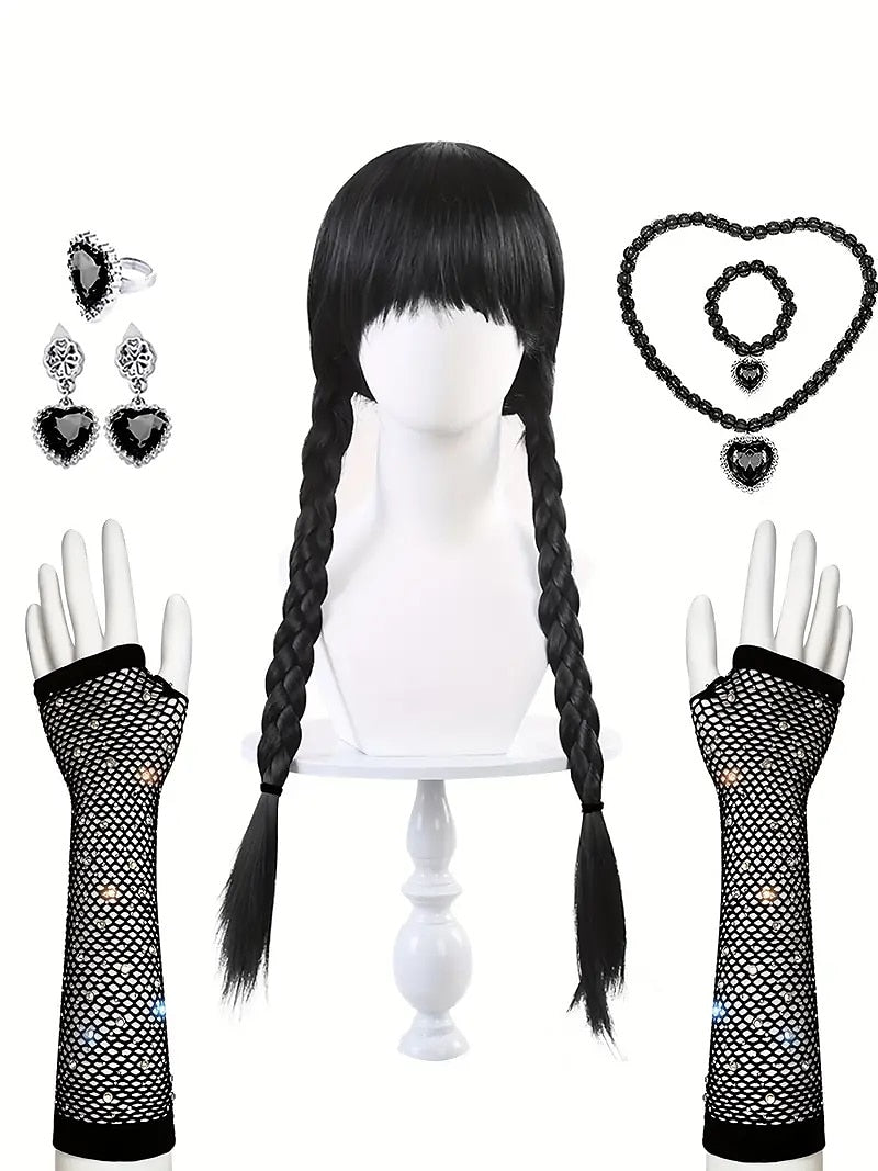 Wednesday Addams Girls' Costume
