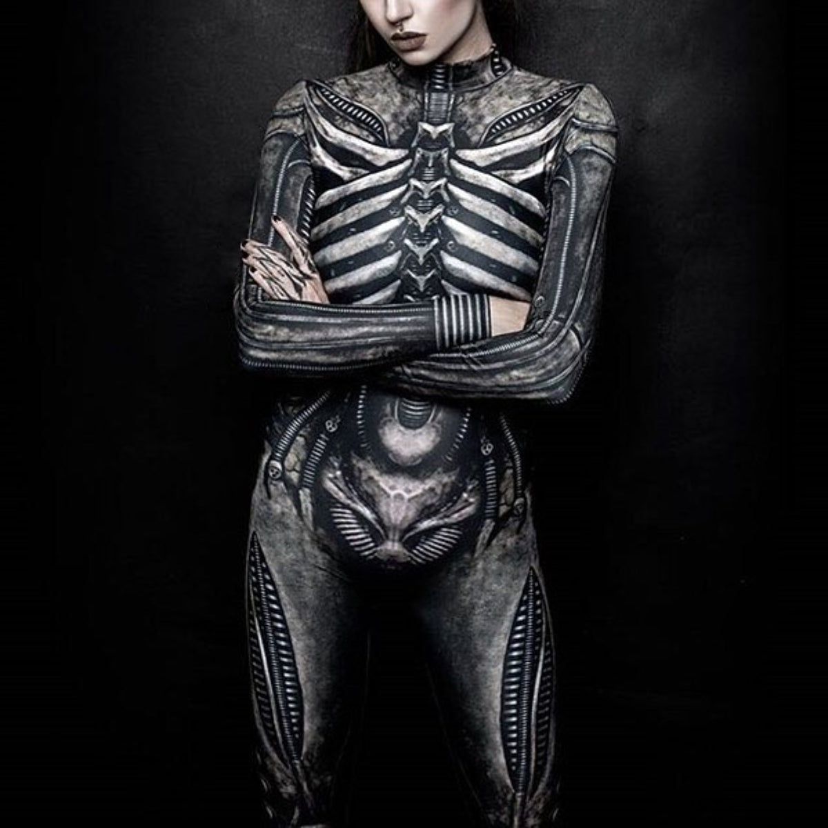 Women's Skeleton Skull Bodysuits