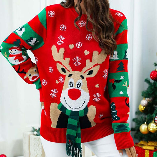 Jolly Rudolph Ugly Christmas Sweater