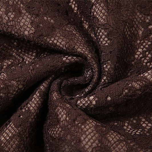Gothic Style Asymmetrical Ruffled Lace Maxi Skirt - Retrorobe