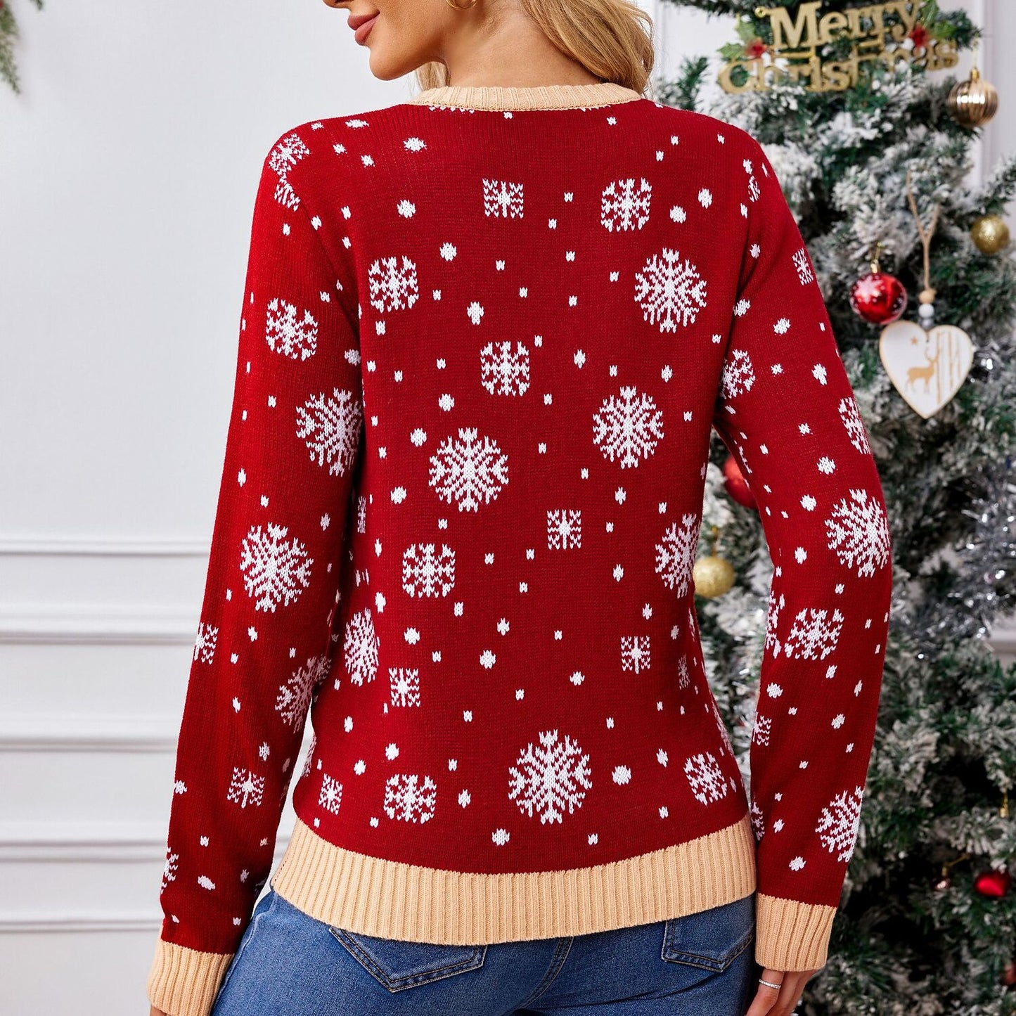 Snowman Santa Claus Ugly Christmas Sweater
