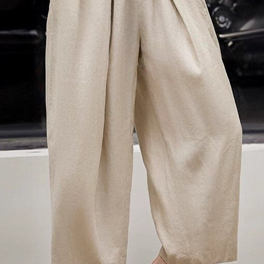 Women Classic Puff Pants with Pocket