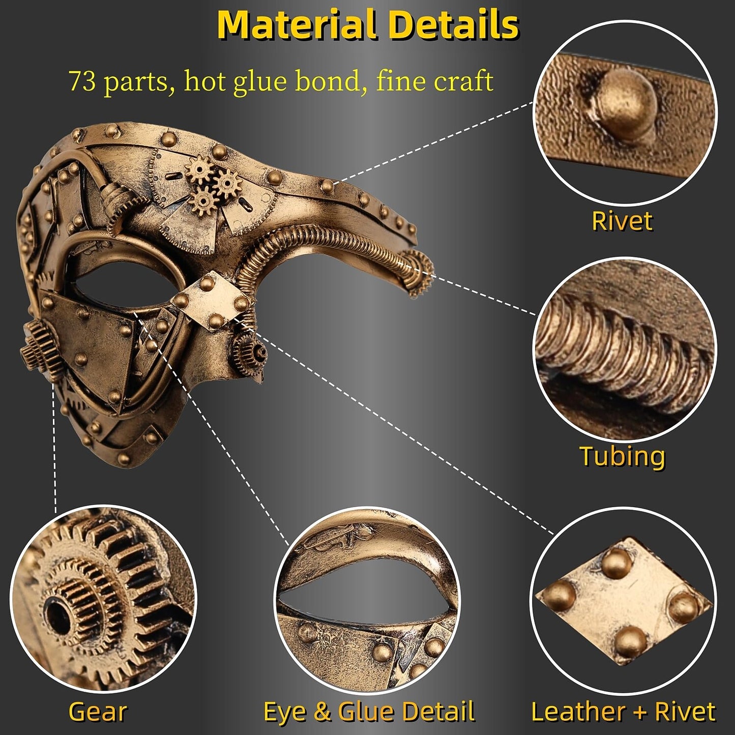 Cyborg Venetian Mask