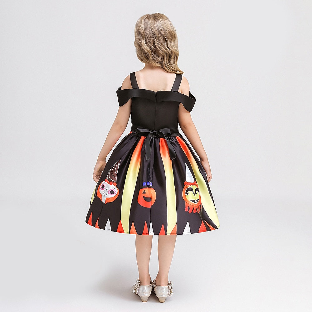 Kids' Witch Halloween Dress Costume