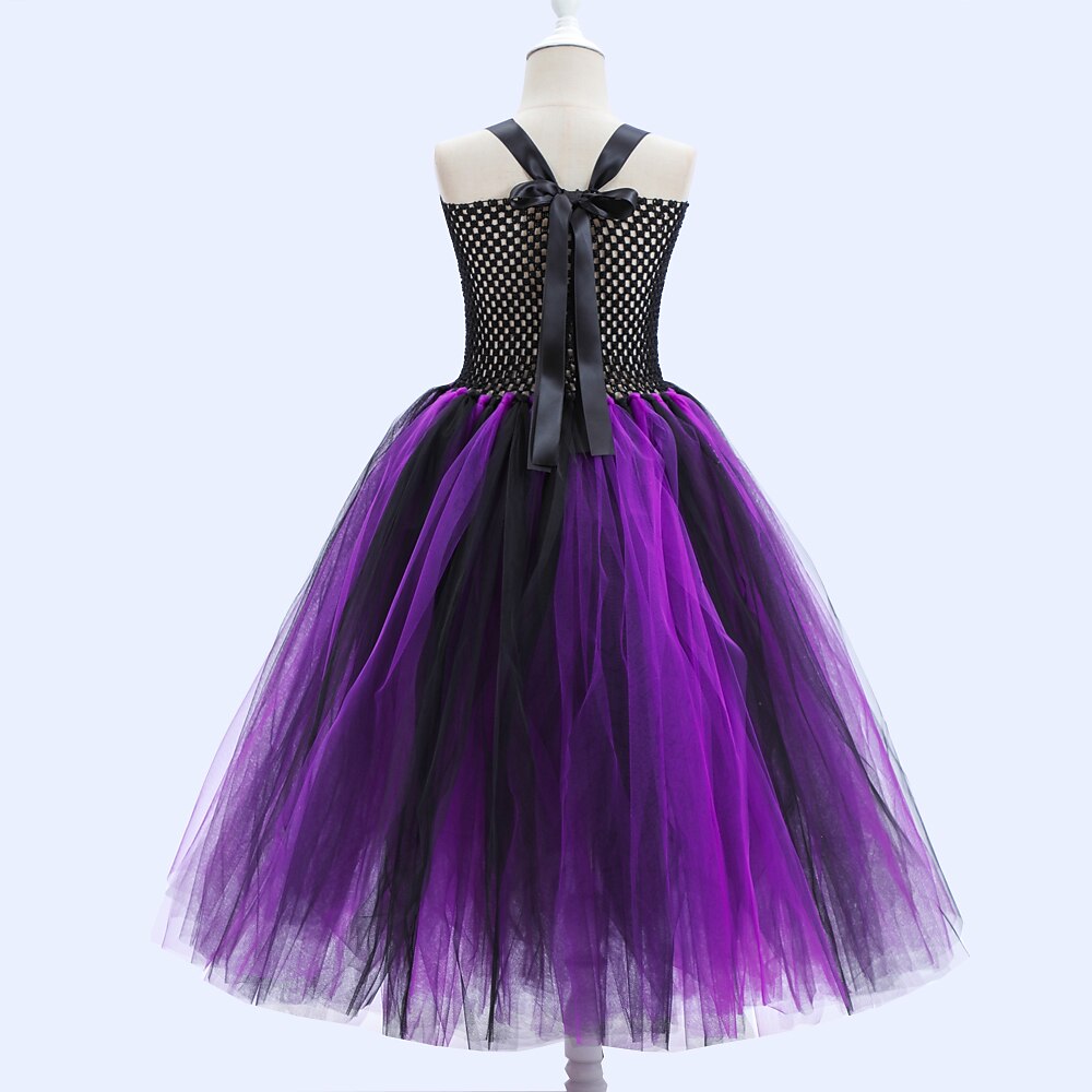 Witch Halloween Purple Dress Cosplay Costume