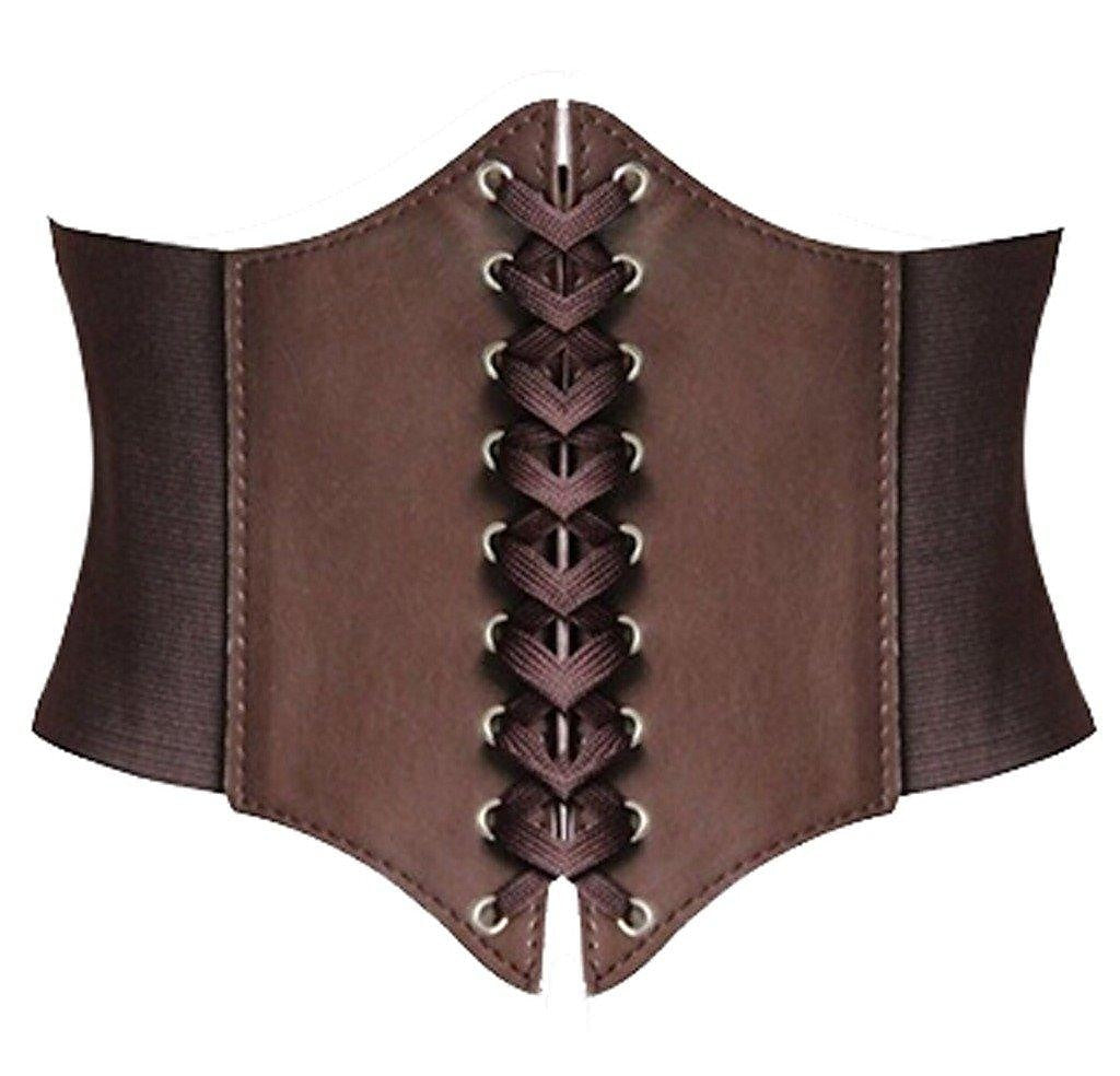 Retro Corset Underbust Lace-up Bustier