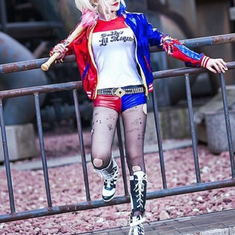 Harley Quinn Joker Suicide Squad Cosplay Costume