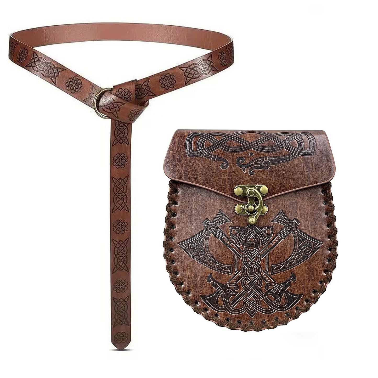 Ranger Styles Belt Set: Scabbard, Pouch - Retrorobe