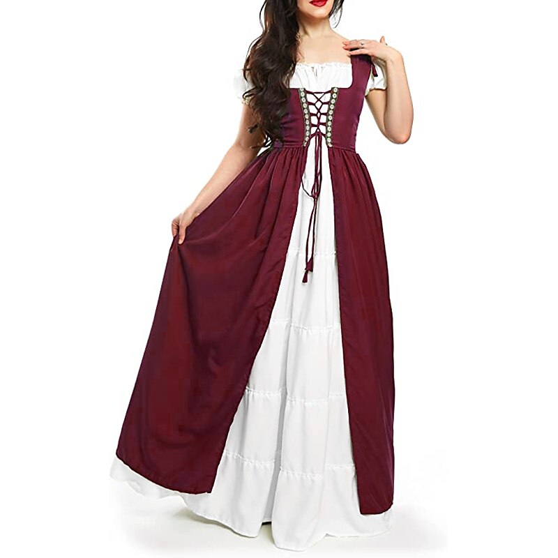 Irish Style Off-Shoulder Dress