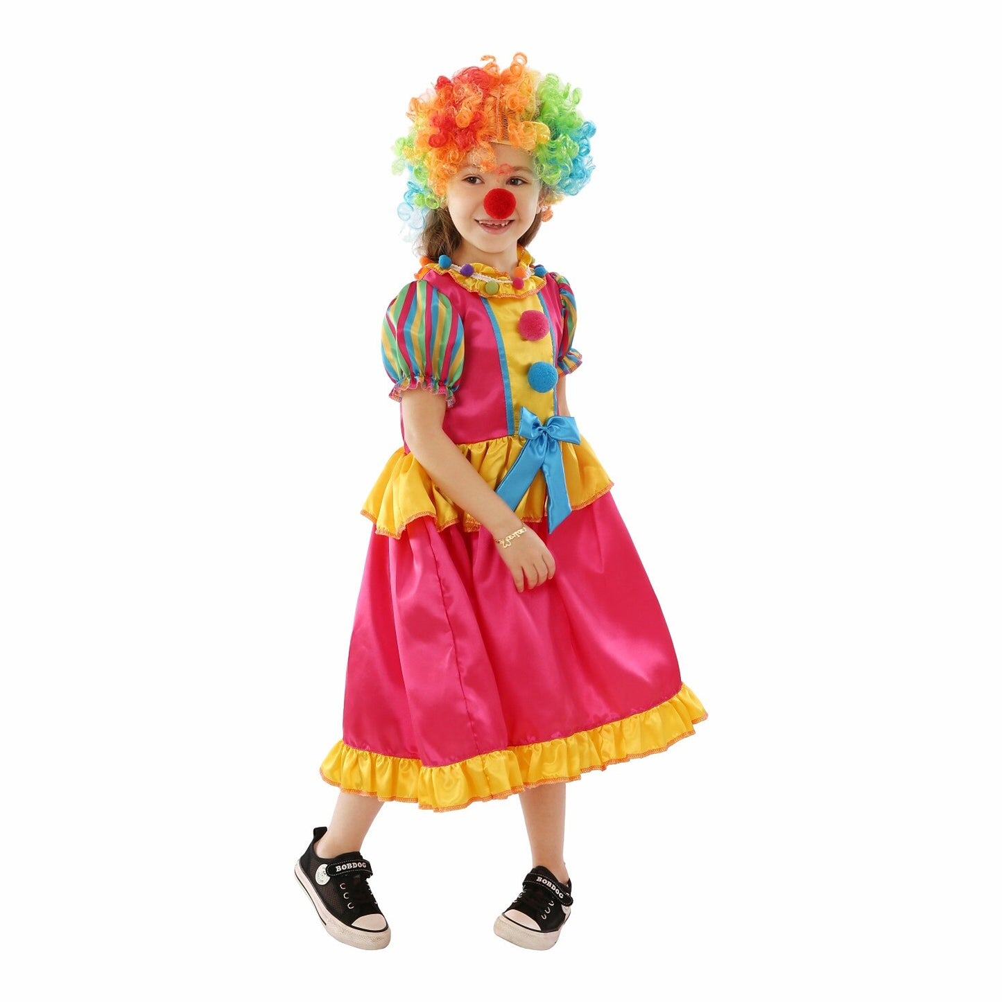 Clown Outfits with Wigs for Kids