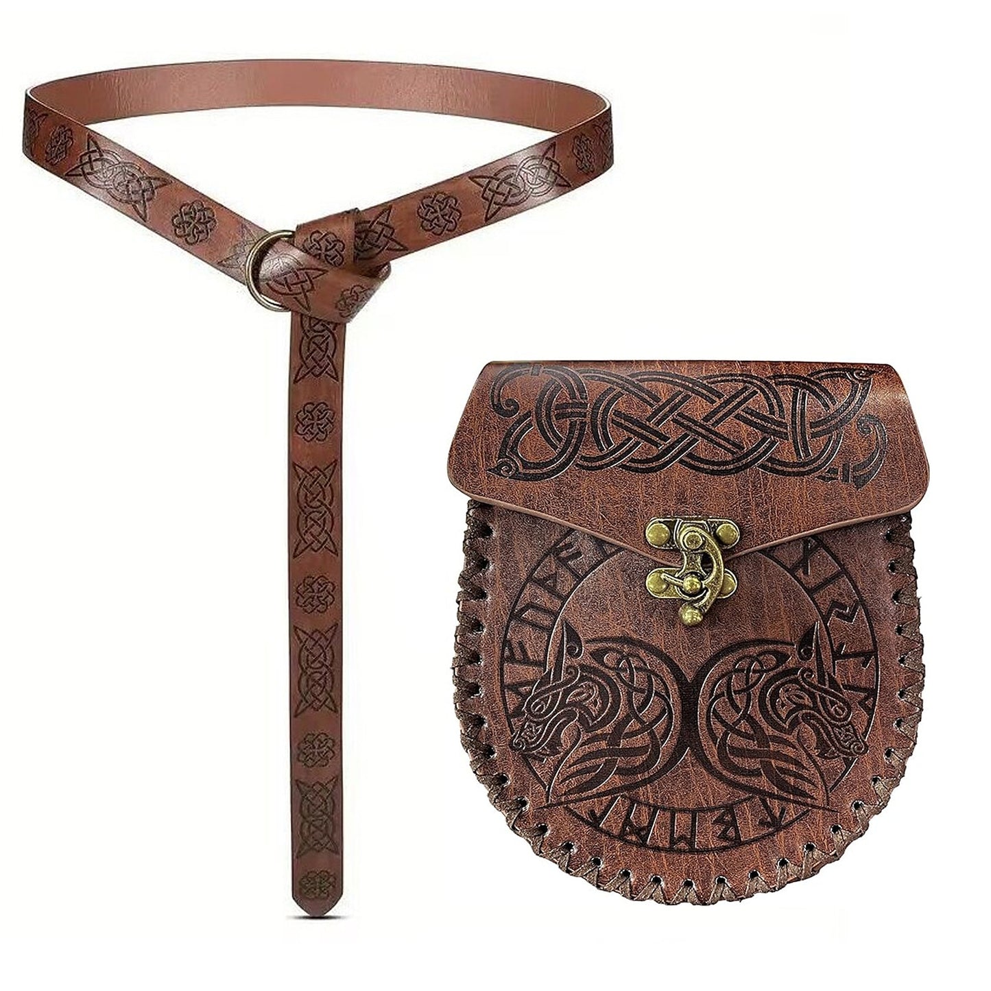 Ranger Styles Belt Set: Scabbard, Pouch - Retrorobe