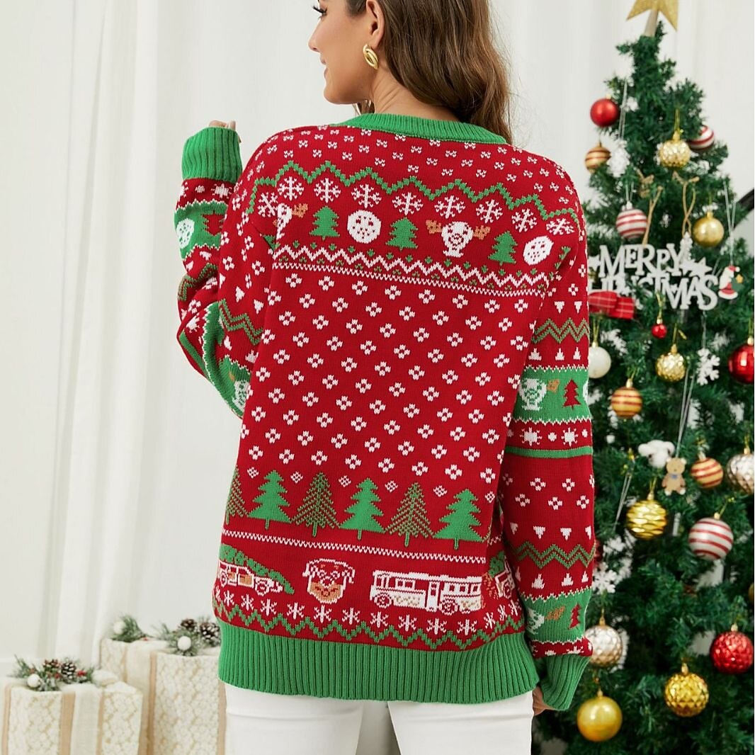 Why is the carpet all wet today Ugly Christmas Sweater