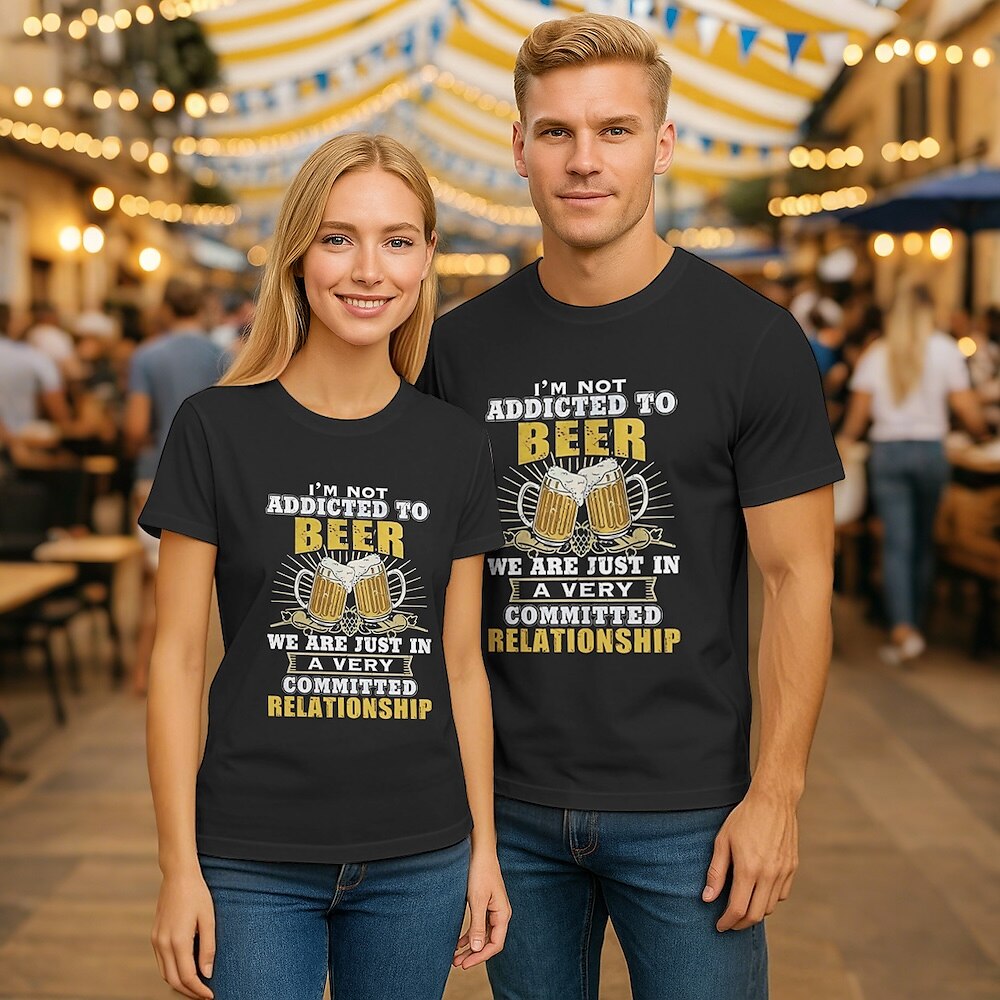 Unisex Oktoberfest Beer Graphic T-shirt 1pc