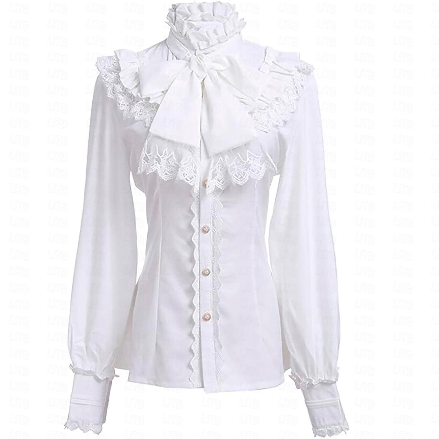 Renaissance Princess Style Ruffle Sleeve Blouse