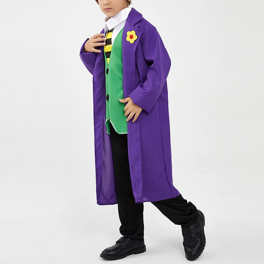 Boys' Joker Cosplay Costume Set